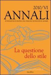 Annali della Fondazione Europea del Disegno (Fondation Adami) (2010) vol.6 Annali della Fondazione Europea del Disegno (Fondation Adami) (2010) vol.6