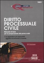 Diritto processuale civile Diritto processuale civile