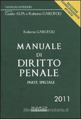 Manuale di diritto penale. Parte speciale Manuale di diritto penale. Parte speciale