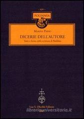 Dicerie dell'autore. Temi e forme della scrittura di Bufalino Dicerie dell'autore. Temi e forme della scrittura di Bufalino