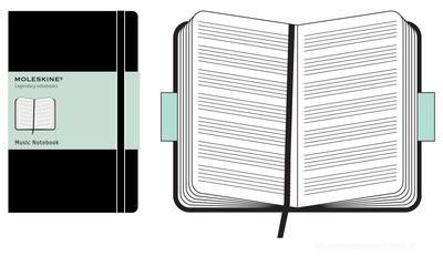 Moleskine pocket. Taccuino da musica a pentagramma Moleskine pocket. Taccuino da musica a pentagramma