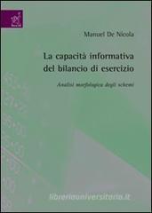 La capacità informatica del bilancio di esercizio. Analisi morfologicadegli schemi La capacità informatica del bilancio di esercizio. Analisi morfologicadegli schemi