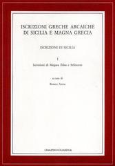 Iscrizioni greche arcaiche di Sicilia e Magna Grecia. Iscrizioni di Sicilia vol.1