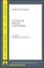 L' analisi delle categorie L' analisi delle categorie