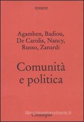Comunità e politica Comunità e politica