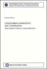 L' equilibrio normativo del contratto L' equilibrio normativo del contratto
