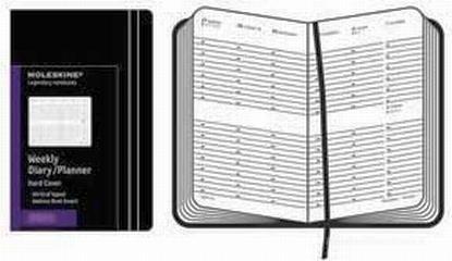Moleskine 12 mesi - Weekly Diary verticale - Pocket - Copertina rigida nera 2012