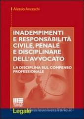 Inadempimenti e responsabilità civile, penale e disciplinare dell'avvocato Inadempimenti e responsabilità civile, penale e disciplinare dell'avvocato