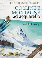 Colline e montagne ad acquarello