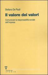 Il valore dei valori. Comunicare la responsabilità sociale dell'impresa Il valore dei valori. Comunicare la responsabilità sociale dell'impresa