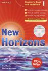New horizons. Student's book-Workbook-Homework book. Con espansione online. Per le Scuole superiori. Con CD Audio e CD-ROM vol.1