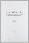 Dizionario dei nomi geografici e topografici dell'Egitto greco-romano (1). Supplemento