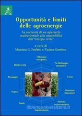 Opportunitā e limiti delle agroenergie: la necessitā di un approccio multicriteriale alla sostenibilitā dell'Ģenergia verdeģ Opportunitā e limiti delle agroenergie: la necessitā di un approccio multicriteriale alla sostenibilitā dell'Ģenergia verdeģ