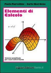 Elementi di calcolo. Versione semplificata per i nuovi corsi di laurea Elementi di calcolo. Versione semplificata per i nuovi corsi di laurea