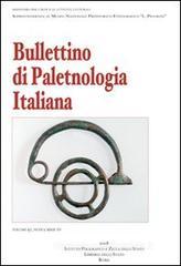 Bullettino di paletnologia italiana Bullettino di paletnologia italiana