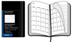 Moleskine 12 mesi - Monthly Notebook - Pocket - Copertina morbida nera 2012