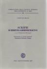 Scritti di diritto amministrativo