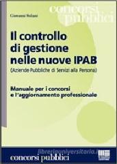 Il controllo di gestione nelle nuove Ipab Il controllo di gestione nelle nuove Ipab