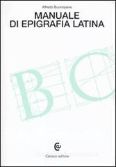 Manuale di epigrafia latina