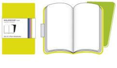 Moleskine extra small. Set 2 taccuini Volant a pagine bianche copertina verde