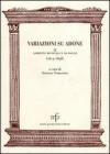 Variazioni su Adone II. Libretti musicali e di ballo
